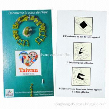 0.8mm Thickness Sticky Screen Cleaner, Sized 28*28mm, Customized Logos Available